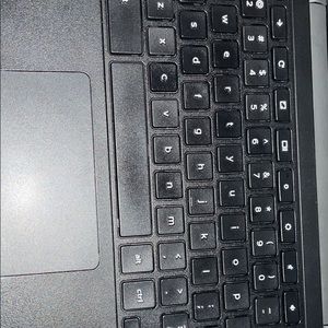 Dell Chromebook laptop (with charger) black